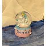 Tazador Unicorn Starry Sky Işıklı Mini Kar Küresi - Renkli