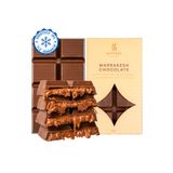 Taze Çikolata Marrakesh Çifte Kavrulmuş Fındık Kremalı Çıtır Kadayıflı Sütlü Dubai Çikolatası 200 Gr.