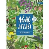 Taze Kitap Ağaç Atlası - Dünya Haritası Ve Çıkartma Hediyeli
