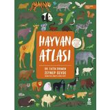 Taze Kitap Hayvan Atlası - Dünya Haritası Ve Çıkartma Hediyeli