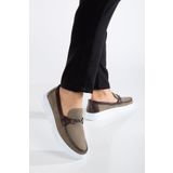 TAZELER.SHOES Tam Ortopedik Jel Hafif Tokalı Poli Taban Erkek Klasik Ayakkabı