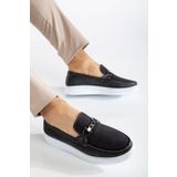 TAZELER.SHOES Tam Ortopedik Jel Poli Taban Siyah Klasik Erkek Ayakkabı