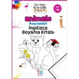 tb çoçuk boyama kitabı animals (hayvanlar) ıngilizce 44 sayfa - Yok
