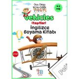 tb çoçuk boyama kitabı vehicles (taşıtlar) ıngilizce 20 sayfa - Yok