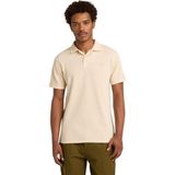 TB0A41S5EFL1 Timberland Wharf Rıver Waffle Short Sleeve Polo Erkek T-Shirt Krem