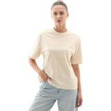 TB0A424BEFL1 Timberland Lush Comfort Short-Sleeve Tee Kadın T-Shirt Sütlü Kahve - Sütlü Kahve