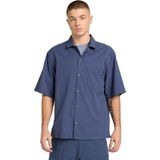 TB0A44B5EYP1 Timberland Ss Seersucker Resort Shirt Erkek G&amp;ouml;mlek Mavi