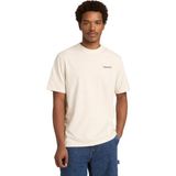 TB0A5MKYCM91 Timberland Lake House Back Graphic Tee Erkek T-Shirt Krem - XL