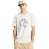 TB0A5MVRCM91 Timberland Tree Logo Lake House Graphic Tee Erkek T-Shirt Beyaz