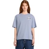 TB0A5RXMB881 Timberland Graphic Short Sleeve Tee Kadın T-Shirt Mavi - XS