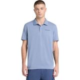 TB0A679BB881 Timberland Quıck-Dry Short Sleeve Polo Erkek T-Shirt Mavi
