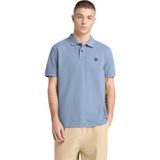 TB0A6VDPB881 Timberland Mıllers Rıver Pique Short Sleeve Polo Erkek T-Shirt Mavi