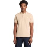 TB0A6VDPY941 Timberland Mıllers Rıver Pique Short Sleeve Polo Erkek T-Shirt Krem