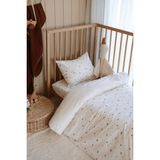 Tba Collection Bebek Boy Lastikli Çarşaf Seti | Boho Rainbow - 60 x 120 cm - Ekru