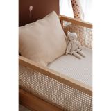 Tba Collection Tek Kişilik Müslin Lastikli Çarşaf Seti | Line Series - Beige - Bej - 90 x 190 cm