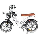 TBIKE Q8 250W Elektrikli Bisiklet Beyaz