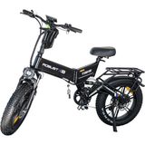 TBIKE Robust X8 250W Katlanabilir Elektrikli Bisiklet Siyah