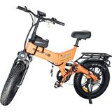TBIKE Robust X8 250W Katlanabilir Elektrikli Bisiklet Turuncu