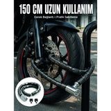 Tbl Dekor Blok Çelik Halkalı Yapısıyla Üst Düzey Güvenlik Sunan Motosiklet Kilidi