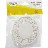 Tbl Dekor Kağıt Bardak Altlığı Seti - 50'li Paket - Dantel Tasarımlı