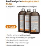 Tbl Dekor Povidon Iyotlu Baticonal Antiseptik Çözelti 1 Litre x 3 Adet Cilt Dezenfektanı Solüsyon - 000-Siyah