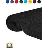TBM Plastik Kıvırcık Paspas Kaymaz Taban Halı Yolluk Kapı Önü Paspası - Siyah - 100 x 70 cm