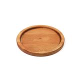 TBT AHŞAP MASİF Oval Supla Tepsi, İkramlık, Sunumluk (19cm)