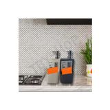 TBYSHOP Beyaz Renk Bulaşık Süngeri Hazneli Sıvı Sabunluk - Deterjanlık 650 Ml. 1 Adet