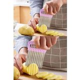 Tbyshop Cips Patates Doğrayıcı Şekilli Sebze Ve Meyve Dilimleyici Hamur Kesme Aparatı 1 Adet