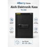 TC-032 Akıllı Elektronik Kasa – Dijital Şifreli Güvenlik Kasası, Acil Durum Anahtarlı