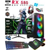 TC80X Ryzen 5 5500 32GB 1tb M.2 Nvme SSD RX580 8gb 24'' 180hz Curved Oyuncu Masaüstü Bilgisayarı