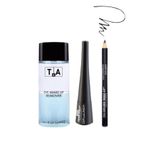 Tca Studio Make-Up 3’Lü Makyaj Seti - Göz Makyaj Temizleyicisi 150 Ml + Eyeliner + Dipliner