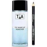 TCA STUDIO MAKE-UP PROFESSIONAL Make Up Suya Dayanıklı Eyelıner (siyah) + Göz Makyaj Temizleyici 2li Set