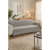 TCH Home Living Bambu Antrasit Süngerli Kayma Yapmaz Yumuşak Koltuk Örtüsü Puantiyeli Noktalı Şal Desen 170X210 cm - 170 x 210 cm