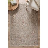 TCH Home Living Mira Vintage Bambu Polyester Eskitme Iskandinav Desenli Soft Dokuma Halı Salon Mutfak Oturma Yatak Odası Koridor Halısı - Gri - 300 x 400 cm