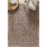 TCH Home Living Mira Vintage Bambu Polyester Eskitme Iskandinav Desenli Soft Dokuma Halı Salon Mutfak Oturma Yatak Odası Koridor Halısı - Kahverengi - 300 x 400 cm