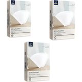 Tchibo 4 Numara (Büyük Boy) Filtre Kahve Kağıdı 3 x 80'li Beyaz - 240 Adet - Kağıt Filtre