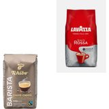 Tchibo Barista Caffe Crema Çekirdek Kahve 500G + Lavazza Qualita Rossa Çekirdek Kahve 1kg - 1 Adet