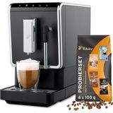 tchibo caffè crema, espresso ve süt spesiyaliteleri ıçin süt köpürtme fonksiyonlu tchibo esperto latte tam otomatik kahve makinesi, antrasit - kahve tadım seti dahildir