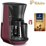 Tchıbo Filtre Kahve Makinesi - Resmi Üretici Garantili - Tchibo Kahve Hediyeli - Bordo