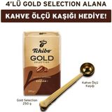 Tchibo Gold Selection 4 x 250 gr Filtre Kahve Yoğun Aromalı 250 gr Hediye Ölçü Kaşığı ile
