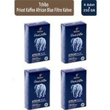 Tchibo Privat Kaffee African Blue Filtre Kahve 250 gr x 4 Adet - Öğütülmüş