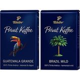 Tchibo Privat Kaffee Brazil Mild 500 gr - Guatemala Grande Çekirdek Kahve 500 gr - 1 kg - Çekirdek (Öğütülmemiş)