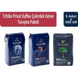 Tchibo Privat Kaffee Çekirdek Kahve Tanışma Paketi 500 gr x 3 Adet - Filtre Kahve