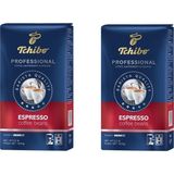 Tchibo Professional Espresso Çekirdek Kahve 1000 gr - 2 Adet Koyu Kavrulmuş Aromalı Güney Amerika ve Asya Menşeli - 2 kg