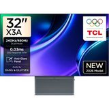 Tcl 32X3A Gaming Monitörü 31.5" 0.03MS 240Hz Dual-Mode UHD 4K Oled+ Çerçevesiz Profesyonel Oyuncu Monitörü (Hdmı+Dp, Dp 2.1, Bang & Olufsen Audio, Freesync Premium Pro & G-Sync Compatible) - 0,03 ms - 240 Hz