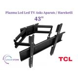 Tcl 43S5k Full Hd 43" Uydu Alıcılı Android Smart Qled 108/109 Ekran Lcd Led Tv Hareketli Duvar Askı Aparatı