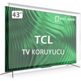 Tcl 43S5K Tv Ekran Koruyucu - Tcl 43" Inç 109 Ekran QLED Koruyucu - 43 inç