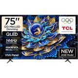 Tcl 75 Inç Akıllı Tv 75T8D 4K Qd-Mini LED Dimming Renkli Quantum Crystal HDR10+ Oyun Google Tv, 144Hz Doğal Yenileme Hızı, Onkyo 2.1 Hi-Fi Ses Sistemi - Standart