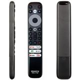 Tcl İle Uyumlu 55C728 Netflix-Prime Video-Guard-Media-Youtube Tuşlu Ses Komutsuz Lcd Led Tv Kumandası